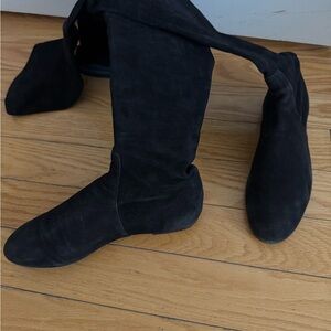 Isabel Marant Black Over the Knee Boots